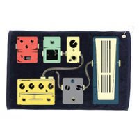 Guitar Player Pedal Board Guitarist Gifts Playing Guitars Grommeted Golf Towel