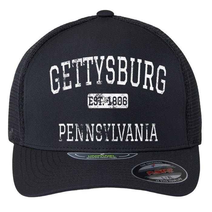 Gettysburg Pennsylvania Pa Vintage Flexfit Unipanel Trucker Cap