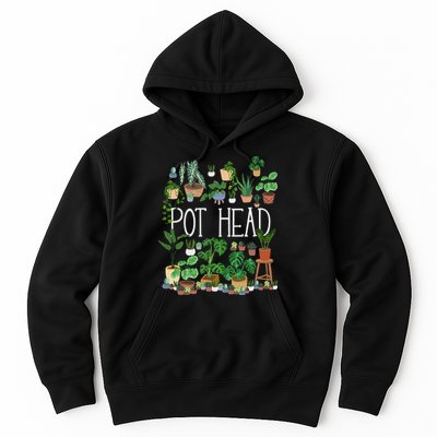 Gardening Potted Plant Lover Pot Head Gardener Garden Hoodie
