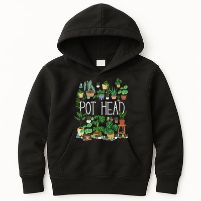 Gardening Potted Plant Lover Pot Head Gardener Garden Kids Hoodie