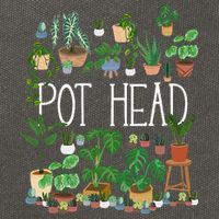Gardening Potted Plant Lover Pot Head Gardener Garden Cotton Canvas Backpack