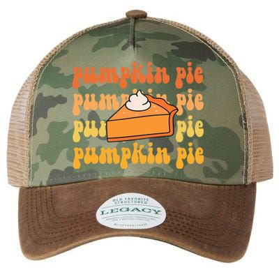 Groovy Pumpkin Pie Retro Thanksgiving Legacy Tie Dye Trucker Hat