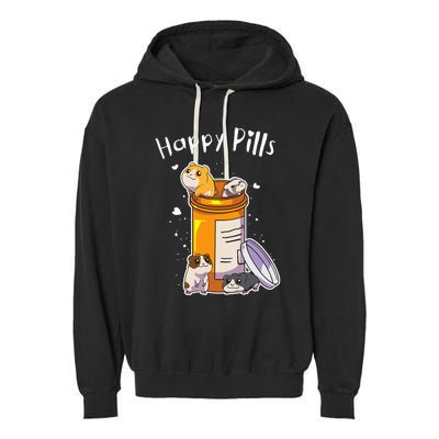 Guinea Pigs Pills Anime Cute Garment-Dyed Fleece Hoodie