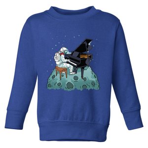 Grand Piano Pianist Gift Astronaut Music Piano Toddler Sweatshirt