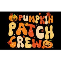 Groovy Pumpkin Patch Crew Pumpkin Patch Crew Fall Halloween Bumper Sticker