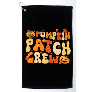 Groovy Pumpkin Patch Crew Pumpkin Patch Crew Fall Halloween Platinum Collection Golf Towel