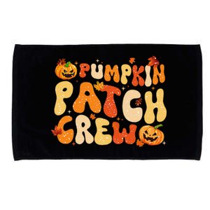 Groovy Pumpkin Patch Crew Pumpkin Patch Crew Fall Halloween Microfiber Hand Towel