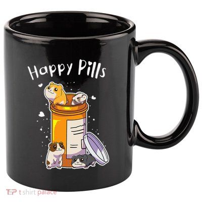 Guinea Pigs Pills Anime Cute Gift 11oz C Handle Ceramic Mug