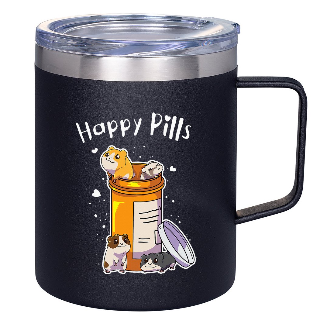 Guinea Pigs Pills Anime Cute Gift 12oz Stainless Steel Coffee Mug