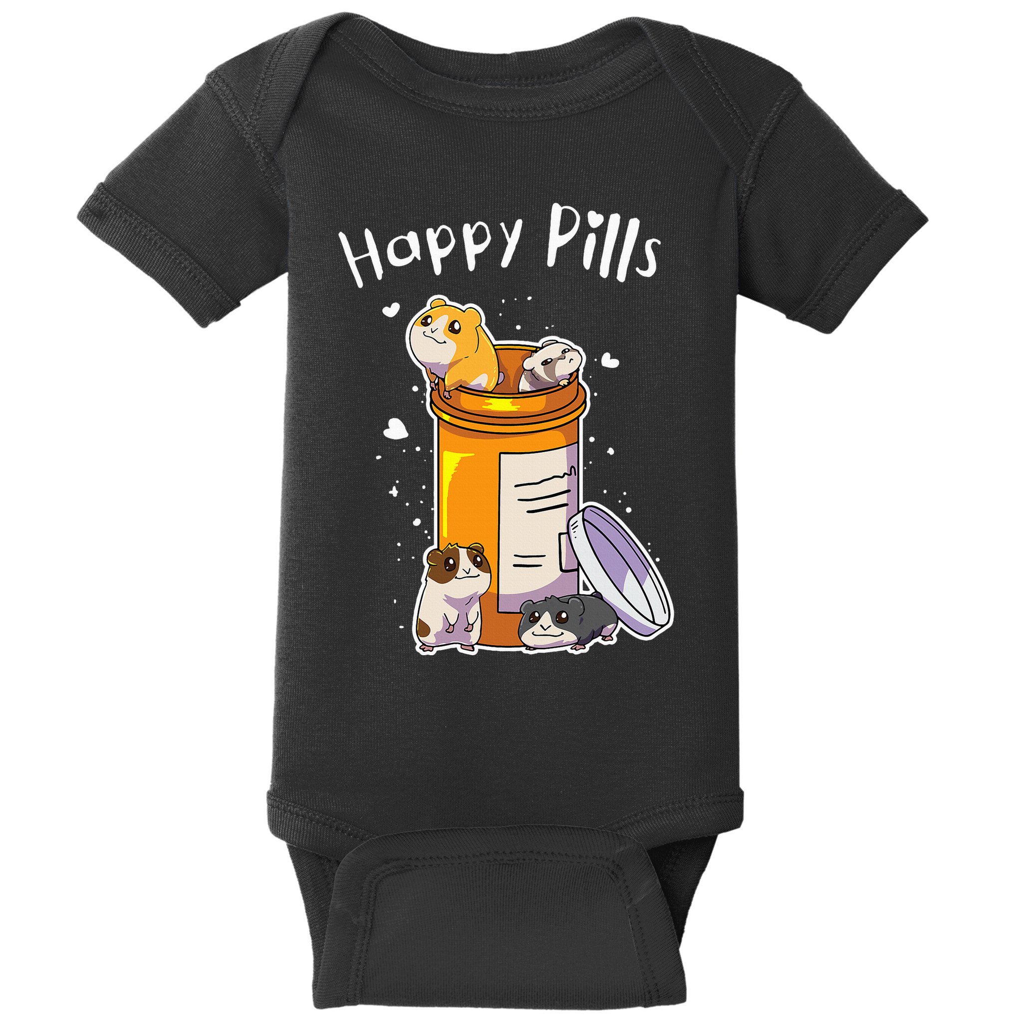 Guinea Pigs Pills Anime Cute Gift Baby Bodysuit