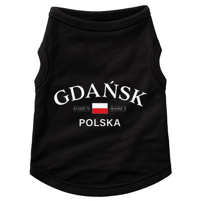 Gdansk Polska Polish Coordinates Doggie Tank