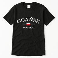 Gdansk Polska Polish Coordinates Tall T-Shirt