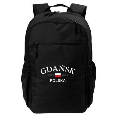 Gdansk Polska Polish Coordinates Backpack