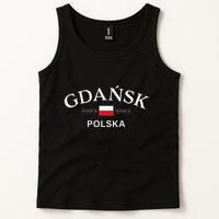Gdansk Polska Polish Coordinates Tank Top