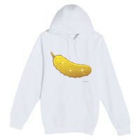 Golden Pickle Pickleball Award Premium Pullover Hoodie