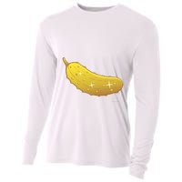 Golden Pickle Pickleball Award Cooling Performance Long Sleeve Crew