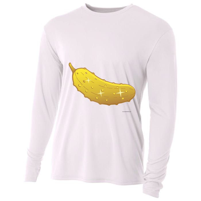 Golden Pickle Pickleball Award Cooling Performance Long Sleeve Crew