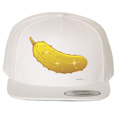 Golden Pickle Pickleball Award Wool Snapback Cap