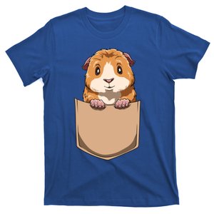 Guinea Pig Pocket Guinea Pig Peeking Out Pocket Guinea Pig Cute Gift T-Shirt