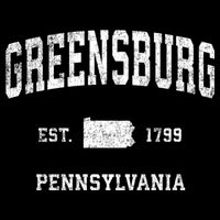 Greensburg Pennsylvania Pa Vintage Sports Womens T-Shirt