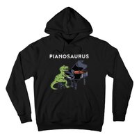 Grand Piano Pianist Gift Dinosaur Music Piano Hoodie