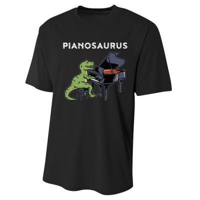 Grand Piano Pianist Gift Dinosaur Music Piano Performance Sprint T-Shirt