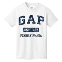 Gap Pennsylvania PA Vintage Athletic Sports Design Kids T-Shirt