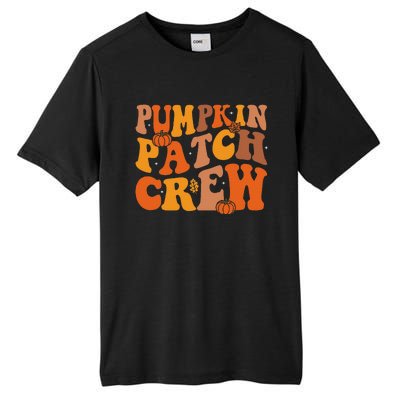 Groovy Pumpkin Patch Crew Squad Thanksgiving Fall Autumn Tall Fusion ChromaSoft Performance T-Shirt