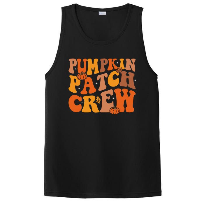 Groovy Pumpkin Patch Crew Squad Thanksgiving Fall Autumn PosiCharge Competitor Tank