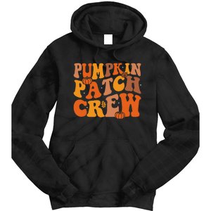 Groovy Pumpkin Patch Crew Squad Thanksgiving Fall Autumn Tie Dye Hoodie