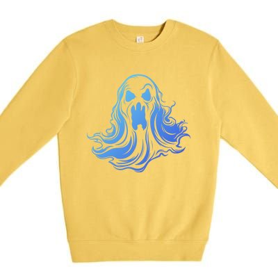 Ghost Poltergeist Paranormal Spooky Halloween Gift Premium Crewneck Sweatshirt