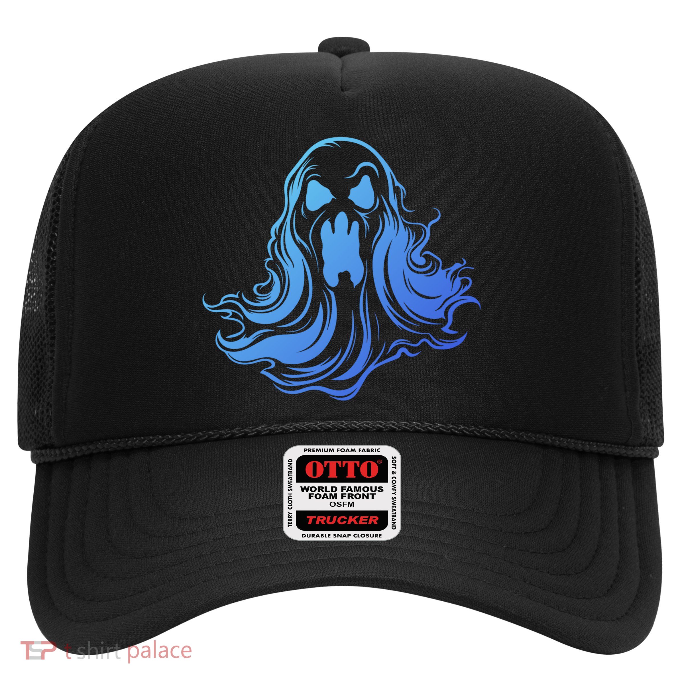 Ghost Poltergeist Paranormal Spooky Halloween Gift Trucker Hat