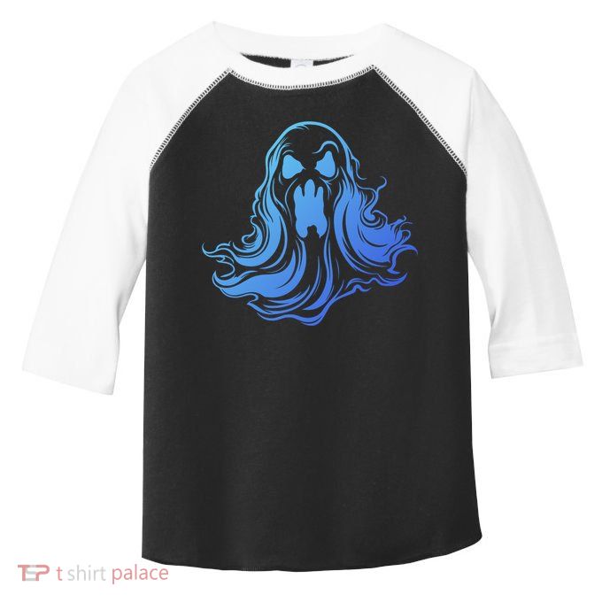 Ghost Poltergeist Paranormal Spooky Halloween Gift Toddler Fine Jersey T-Shirt