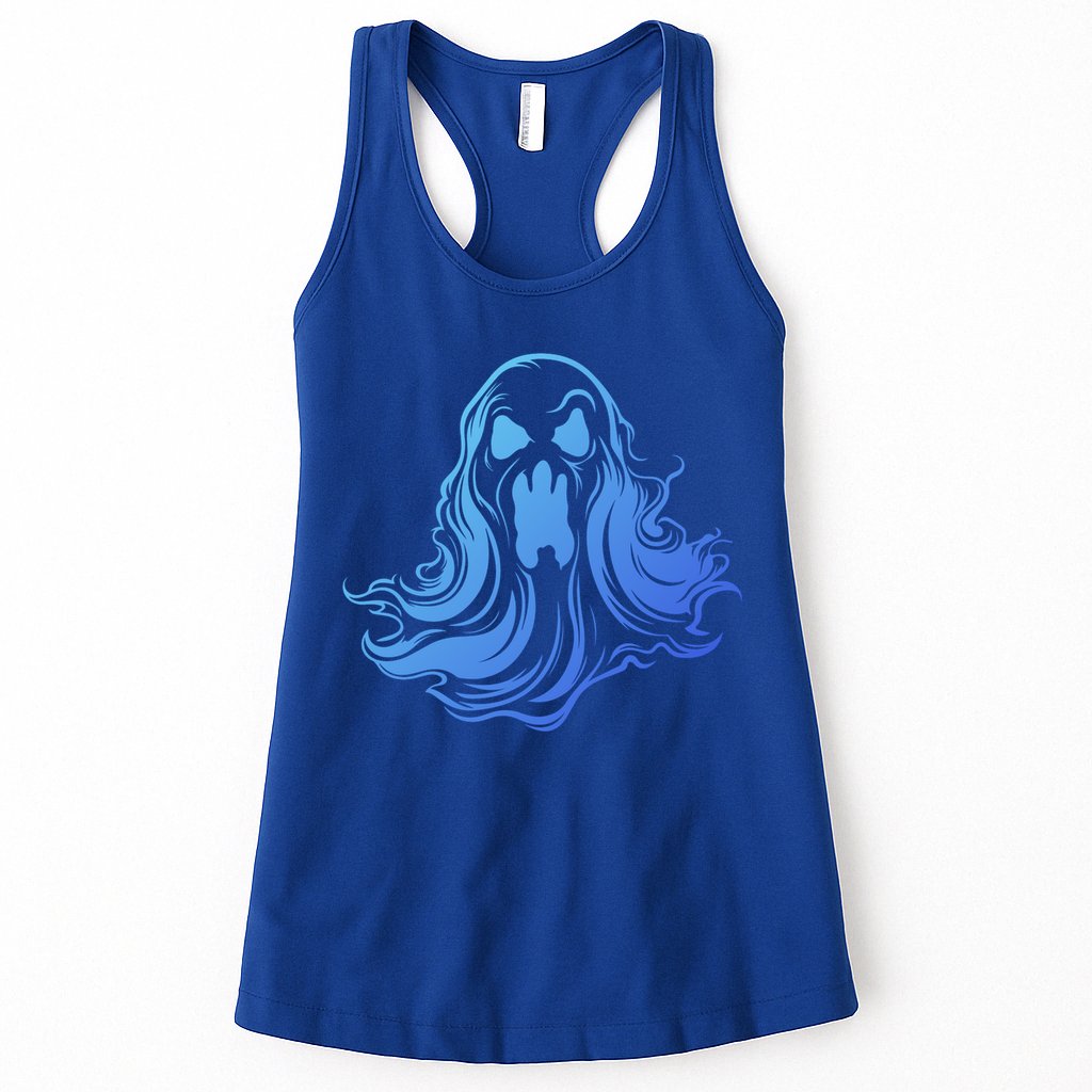 Ghost Poltergeist Paranormal Spooky Halloween Gift Womens Tank Top