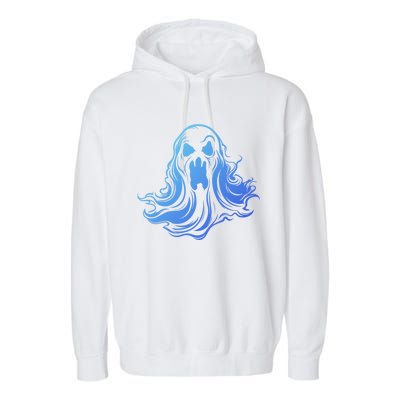 Ghost Poltergeist Paranormal Spooky Halloween Gift Garment-Dyed Fleece Hoodie