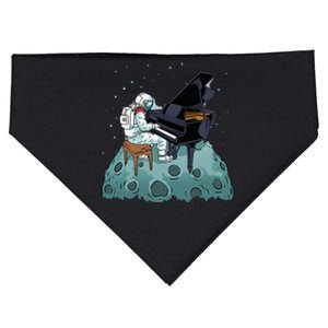 Grand Piano Pianist Gift Astronaut Music Piano USA-Made Doggie Bandana