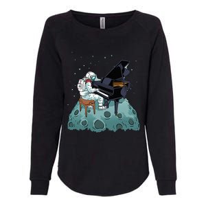 Grand Piano Pianist Gift Astronaut Music Piano Womens California Wash Sweatshirt