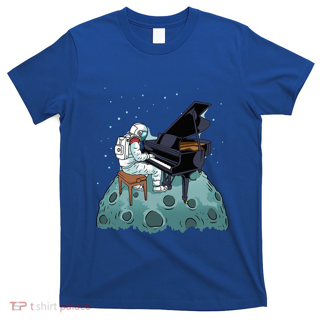 Grand Piano Pianist Gift Astronaut Music Piano T-Shirt