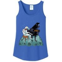 Grand Piano Pianist Gift Astronaut Music Piano Ladies Essential Tank