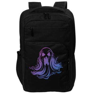 Ghost Poltergeist Paranormal Spooky Halloween Gift Impact Tech Backpack