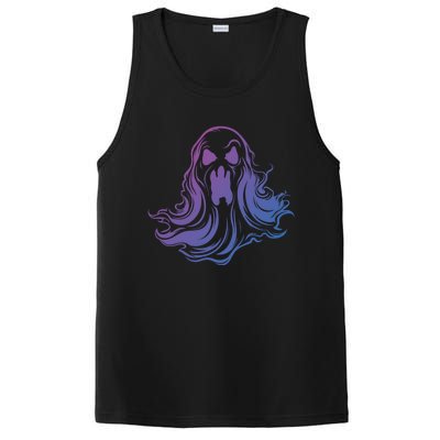 Ghost Poltergeist Paranormal Spooky Halloween Gift PosiCharge Competitor Tank