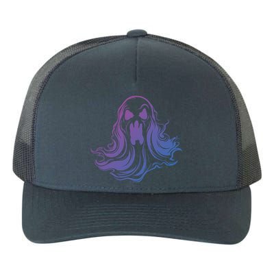 Ghost Poltergeist Paranormal Spooky Halloween Gift Yupoong Adult 5-Panel Trucker Hat