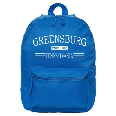 Greensburg Pennsylvania Pa 16 in Basic Backpack