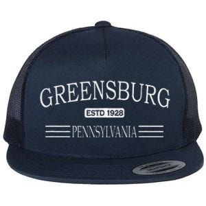 Greensburg Pennsylvania Pa Flat Bill Trucker Hat