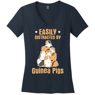 Guinea Pig Quote For A Guinea Lover Women's V-Neck T-Shirt