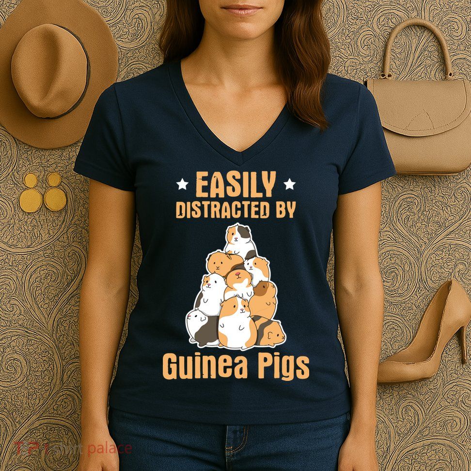 Guinea Pig Quote For A Guinea Lover Women's V-Neck T-Shirt