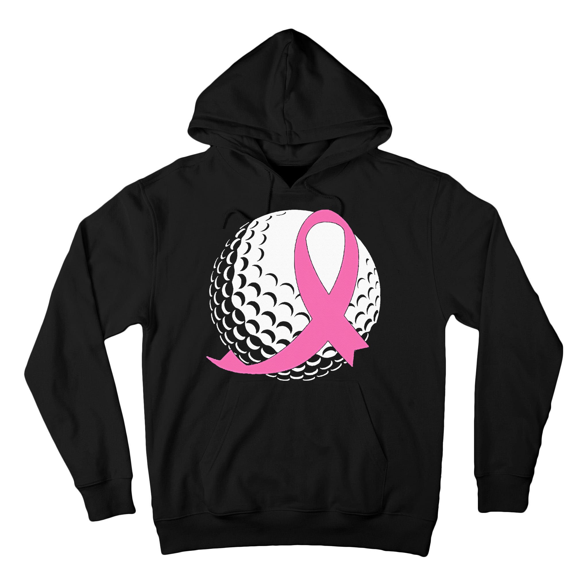 Golf Pink Ribbon Breast Cancer Awareness Tall Hoodie