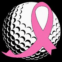 Golf Pink Ribbon Breast Cancer Awareness Tank Top