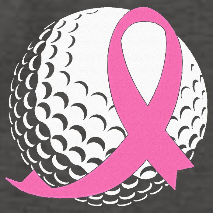Golf Pink Ribbon Breast Cancer Awareness Vector Backpack
