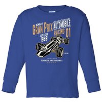 Grand Prix Racing 1969 Vintage Car Racing Fan Gift Toddler Long Sleeve Shirt